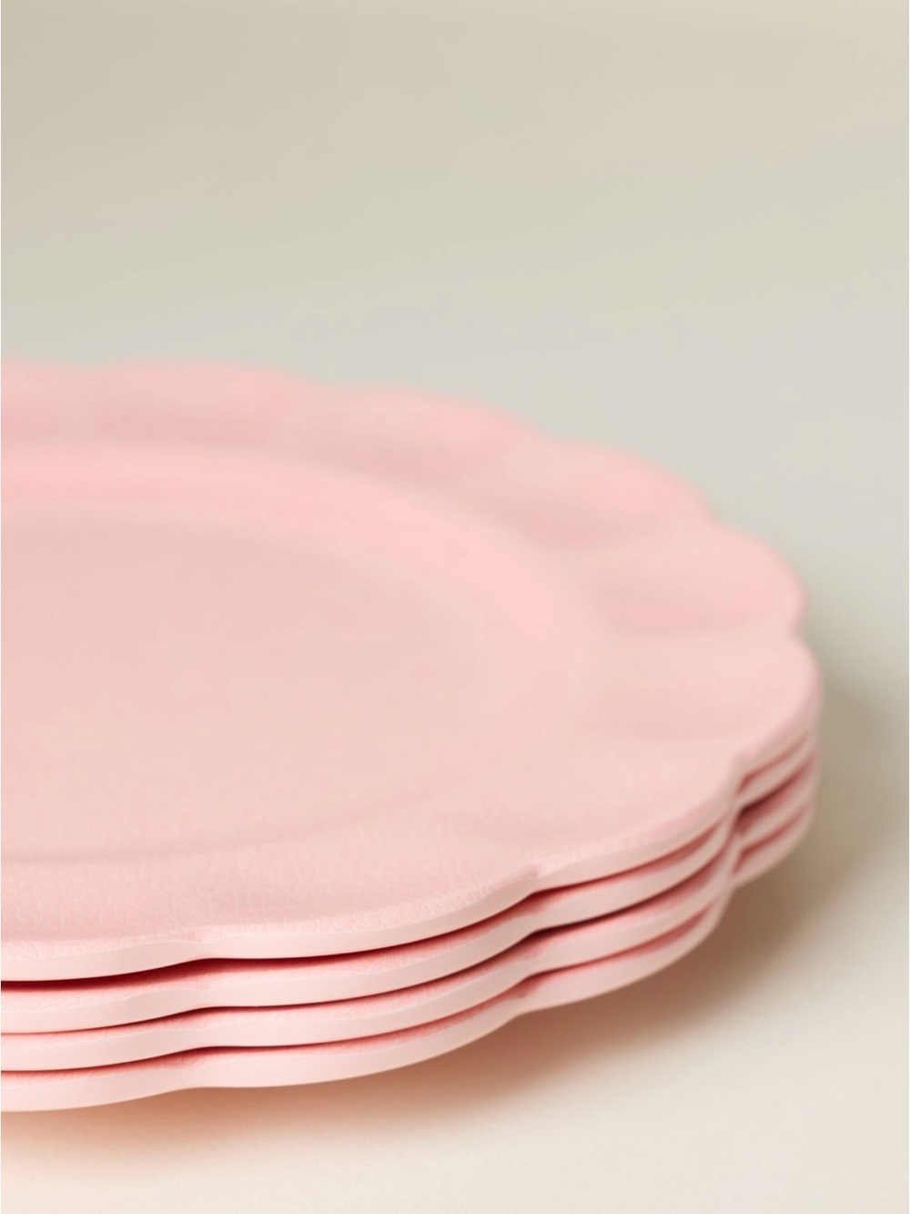 Anthropologie Melamine Dessert Plates, Set of 4